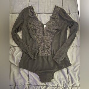Lane Bryant mesh lace bodysuit